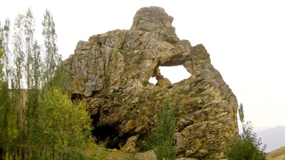 Köyün sonunda fark etti! Yüksekova'da sıra dışı görüntü