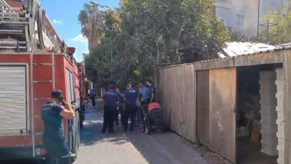 Önce rehin aldı, sonra ateşe verdi!