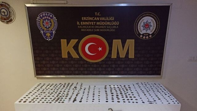 Erzincan'da tarihi eser kaçakçılığı!