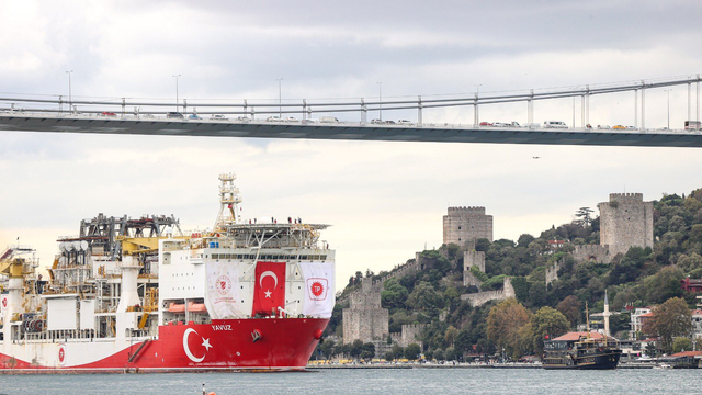 Yavuz Karadeniz'deki ilk görevi için yola çıktı
