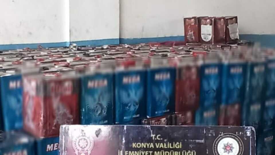 Konya'da operasyon! İş yerini akaryakıt deposu yapmışlar