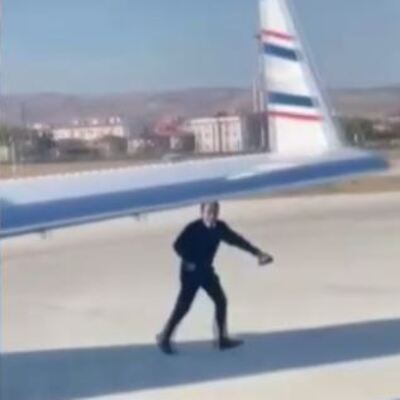 Burası Ankara... Kaplumbağa piste çıktı!