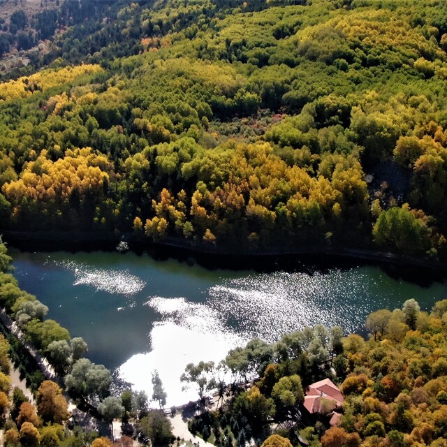 Başkent'tin Karagöl'ünde renk cümbüşü