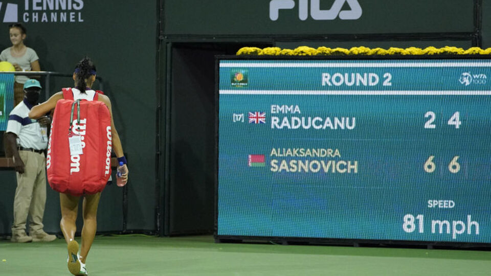 Raducanu ABD'de kaybetti