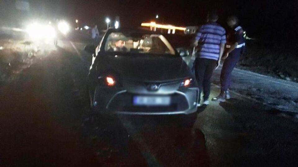 Otomobil, motosiklete çarptı: 1 ölü, 1 yaralı