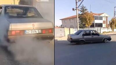 Drifte ceza yağdı! 20 saniyeye 12 bin lira