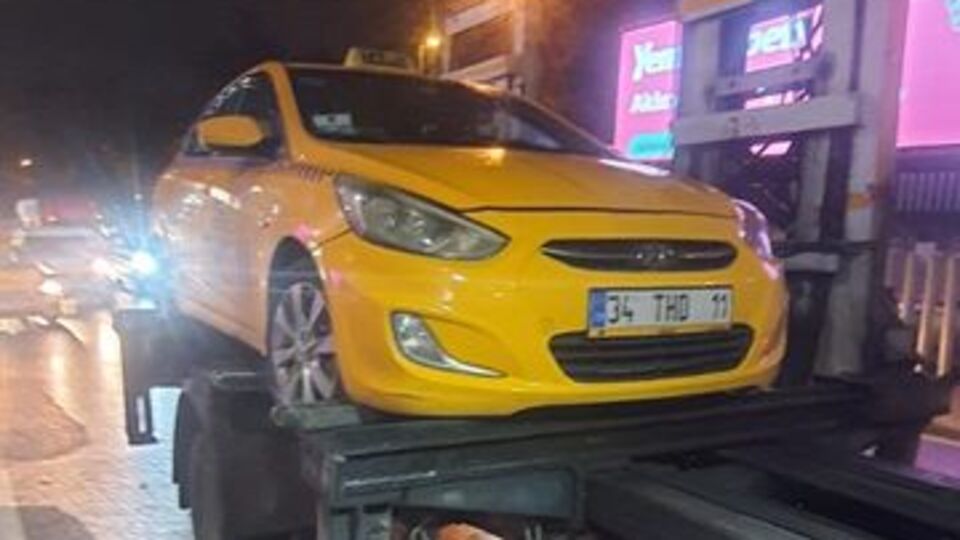 Aracını taksiye çeviren korsancı yakalandı