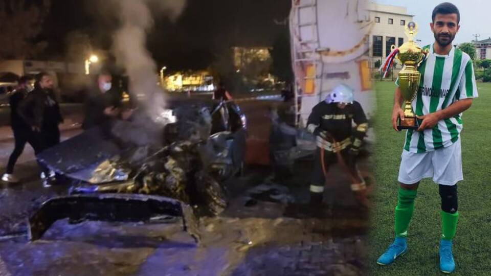 Amatör futbolcu trafik kurbanı!