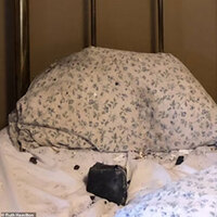 Yastığına düştü... Kıl payı kurtuldu