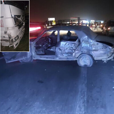 Yakıtı biten otomobili itmeye başladılar! Feci olay!