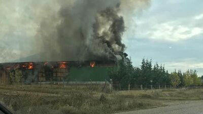 Kırklareli'nde korkutan yangın