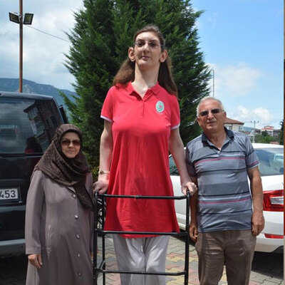 Rümeysa Guinness'te... Boyuyla rekor kırdı!