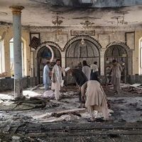 Afganistan'da camiye bombalı saldırı!