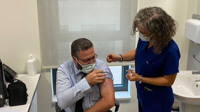 TURKOVAC gönüllüleri aşı oldu