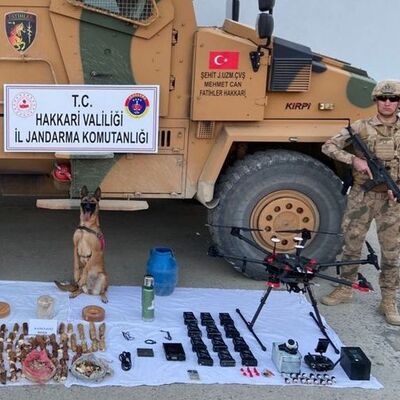 Terör örgütü PYD'ye verilen silahlar ele geçirildi