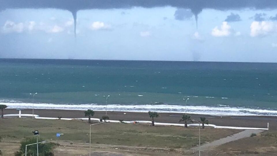 Aynı anda 3 hortum meydana geldi