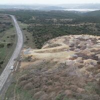 Arnavutköy'de kaçak hafriyat tepecikleri oluştu
