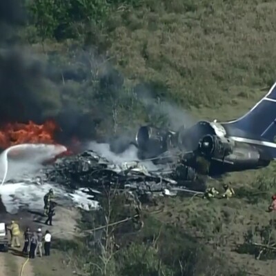 ABD'de mucize! Uçak kazasında herkes kurtuldu