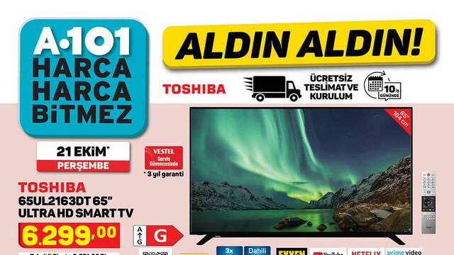 A101 21 Ekim aktüel ürünler kataloğu