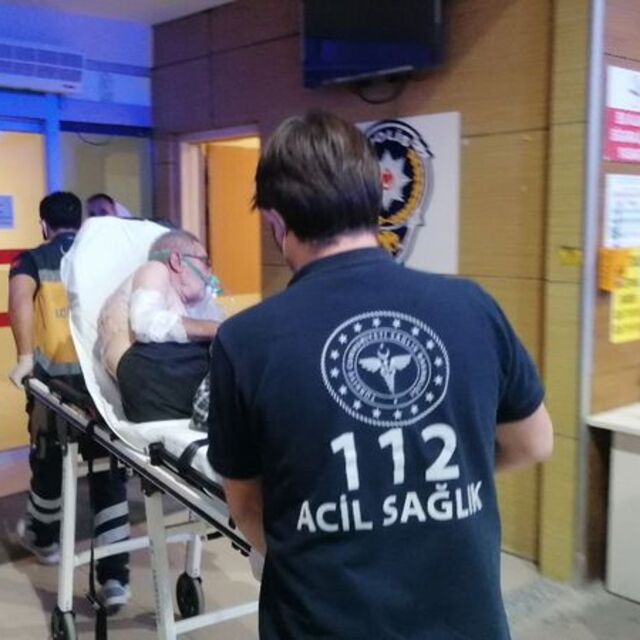 İnegöl'de yangın paniği! Yaşlı adam son anda kurtarıldı