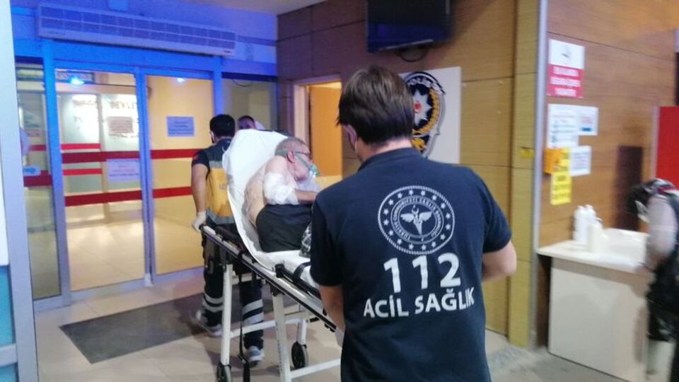 İnegöl'de yangın paniği! Yaşlı adam son anda kurtarıldı