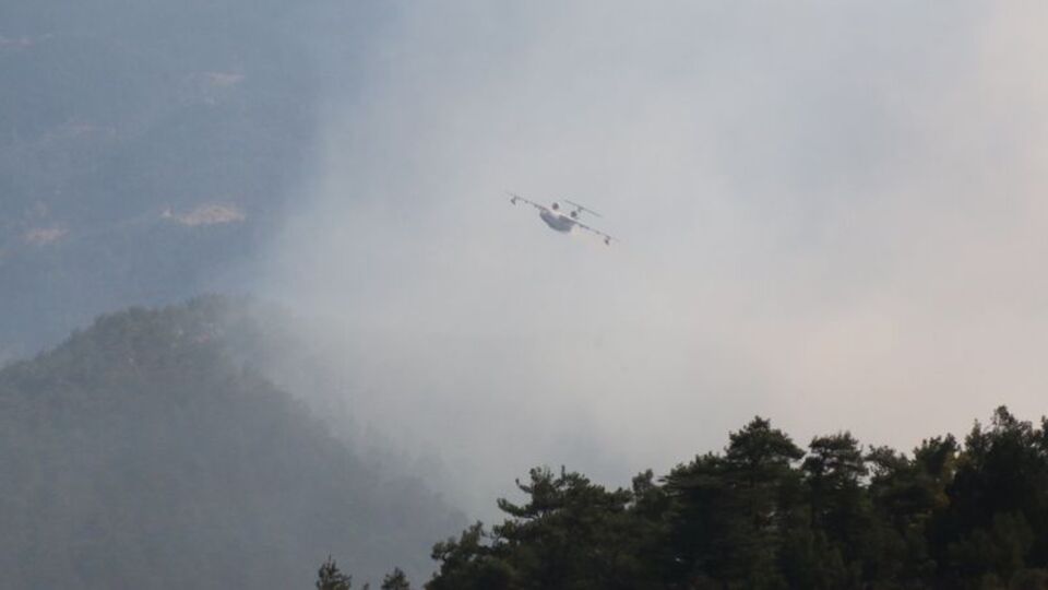 Antalya'daki orman yangını kontrol altında