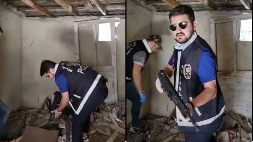 İstanbul'da molozların arasında MP5 bulundu