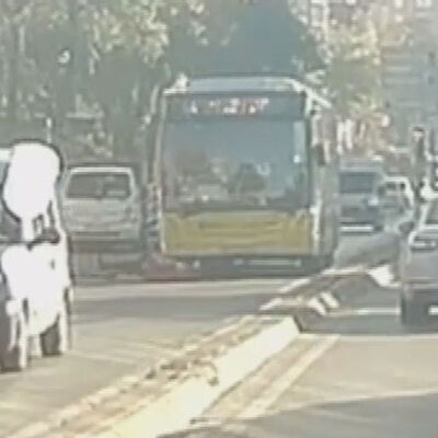 Ümraniye'de feci kaza! İETT otobüsü scooterlı sürücüyü ezdi