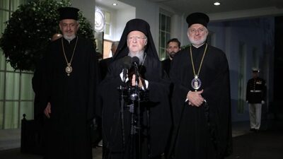 Biden, Fener Rum Patriği Bartholomeos'u kabul etti