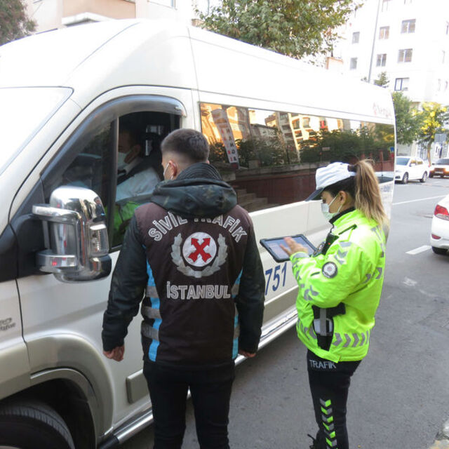 Korsan öğrenci servisi yakalandı