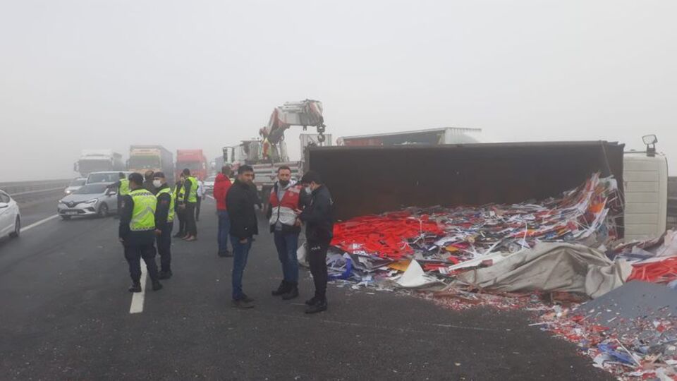 Kuzey Marmara'da zincirleme kaza