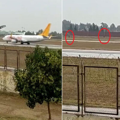 Adana'da uçak pistine girmişlerdi! Sıcak haber!