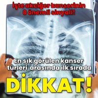 Akciğer kanserinin 8 önemli sinyaline dikkat!