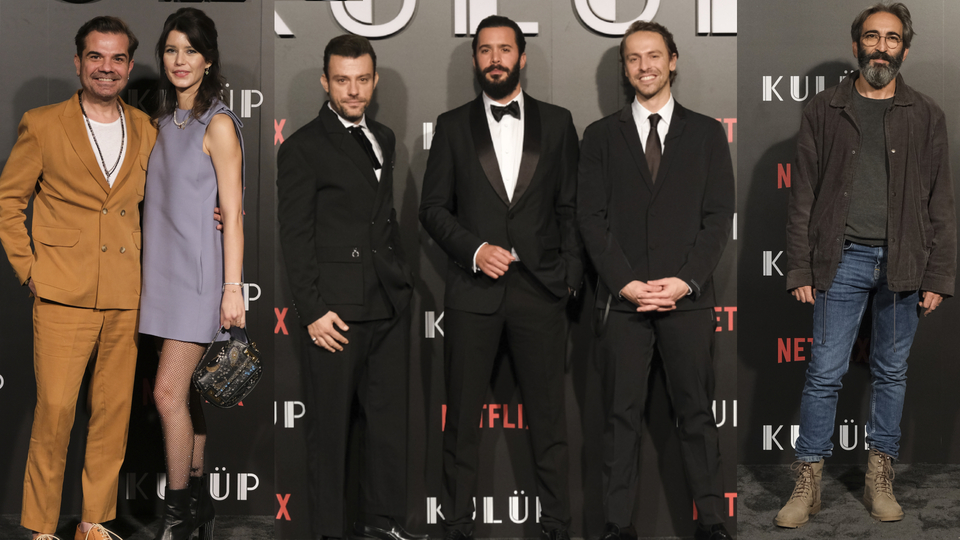 'Kulüp'ün galasına ünlü yağmuru