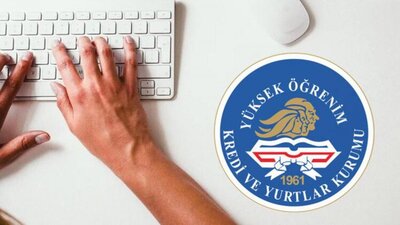 KYK burs ve kredi başvuru ekranı