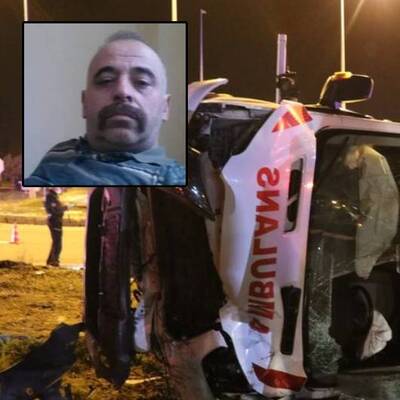 Kaderin böylesi! Kazazedeyi hastaneye yetiştiriyorlardı