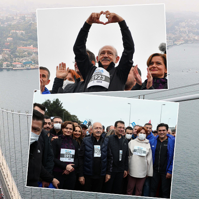 Maratondan renkli görüntüler!