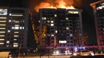 Yangın çıkaran apartman görevlisine ikinci gözaltı!