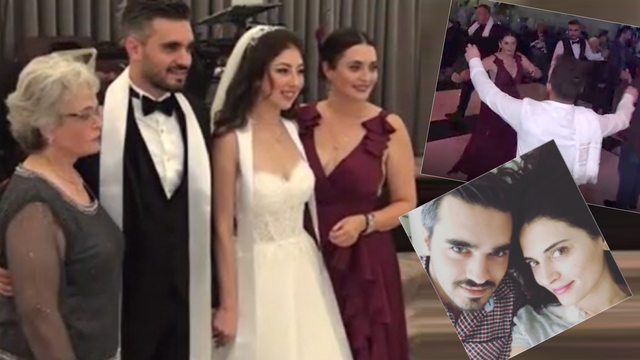 Kardeşinin düğününde çiftetelli oynadı