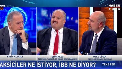 İstanbul'da taksi tartışması