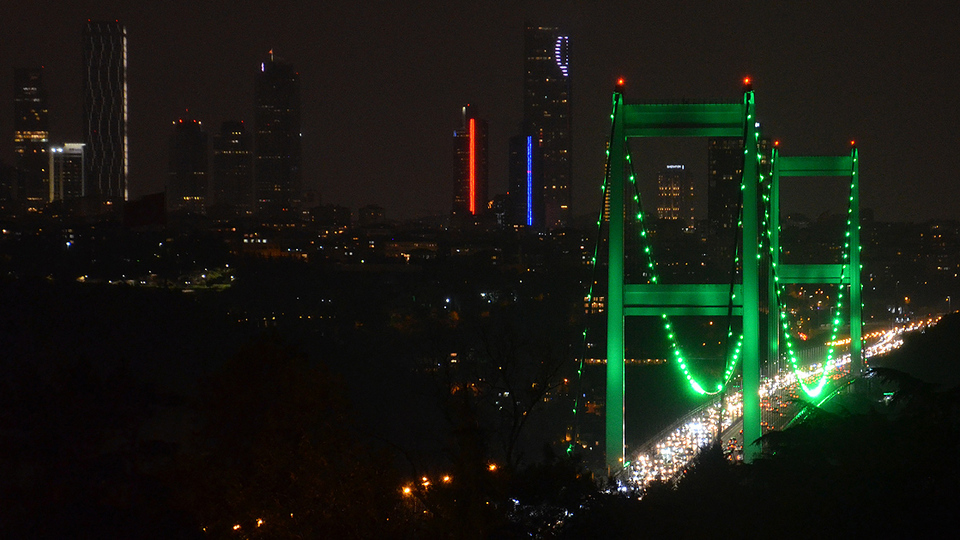 FSM Köprüsü'nde organ bağışı farkındalığı