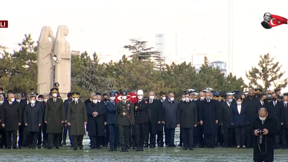 Devlet Erkanı 10 Kasım'da Anıtkabir'de