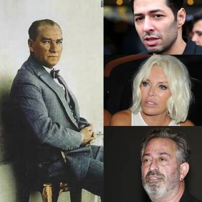 Ünlülerden 10 Kasım paylaşımları