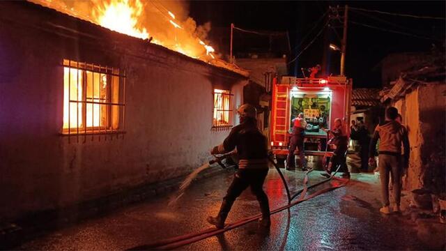 Müstakil evde feci yangın: Yaşlı kadın hayatını kaybetti
