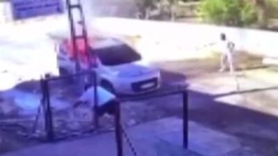 Araçta 2.5 yaşında çocuk vardı! Bir anda alev aldı!