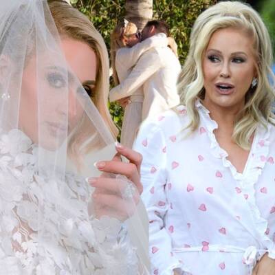 Kızının düğününe sabahlıkla gitti!