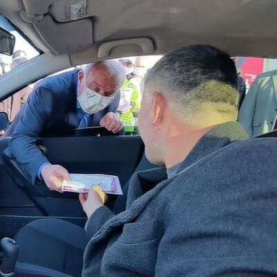 Kaymakamla sürücü arasında güldüren diyalog