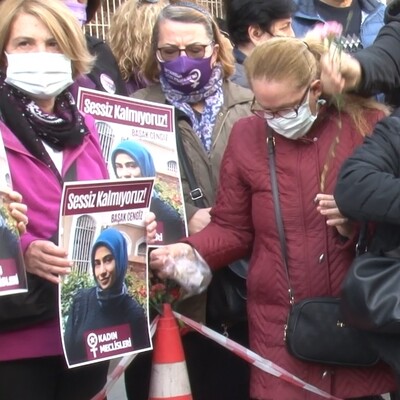 Başak Cengiz cinayetinde anma töreni düzenlendi