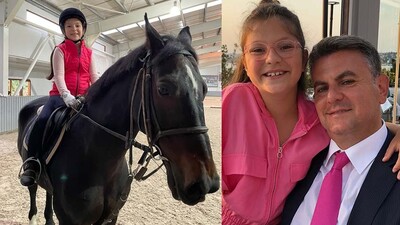 Cumhurbaşkanlığı Ekonomi Politikaları Kurulu Üyesi Korkmaz Karaca'nın kızı binicilikte iddialı