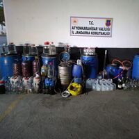 Sahte içki operasyonu: 1220 litre ele geçirildi